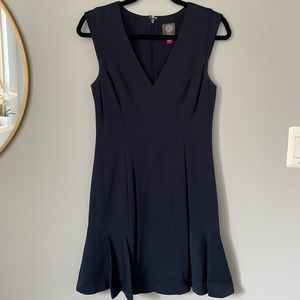 Vince Camuto Navy Swing Dress